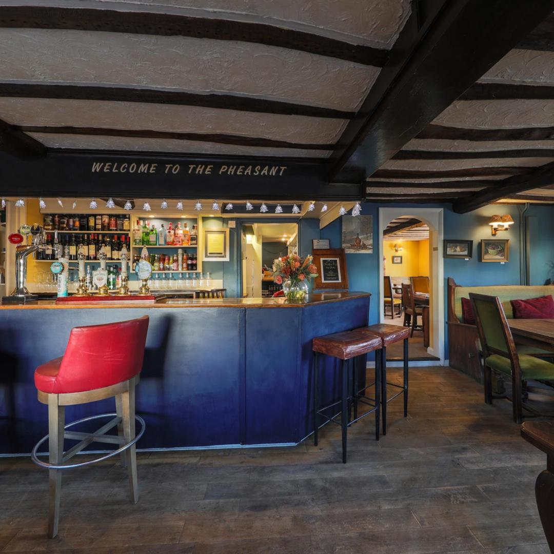 The Pheasant Public House & Hotel Gestingthorpe Eksteriør billede